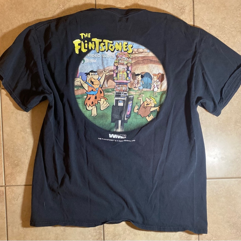 Y2K Flintstones Graphic T-Shirt XL